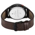 Fastrack Opulence Sun Moon Chronograph Black Dial Brown Leather Strap Analog Quartz Watch For Guys - image number 5