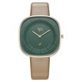 Fastrack Vyb Successor Quartz Analog Green Dial Leather Strap Watch For Girls - image number 1