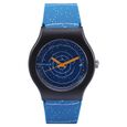 Fastrack Space Rover Quartz Analog Blue Dial Silicone Strap Unisex Watch - image number 1