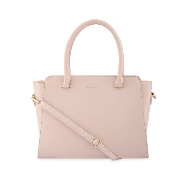 Fastrack Powder Pink Large Satchel Bag for Women - image number 1