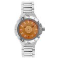 Fastrack Quartz Analog Orange Dial Stainless Steel Strap Watch for Girls - image number 0