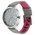 Fastrack Ruffles Quartz Analog with Day and Date Grey Dial Leather Strap Watch for Girls - image number 3