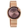 Fastrack Groove Analog with Dusty Purple Dial Rose Gold Metal Strap Watch for Girls - image number 1