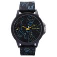 Fastrack Space Rover Quartz Analog Black Dial Silicone Strap Unisex Watch - image number 1