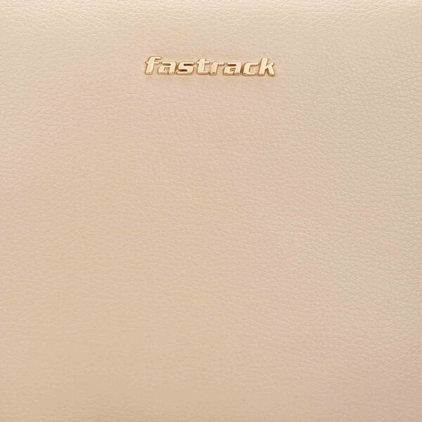 Fastrack beige textured backpack - image number 7