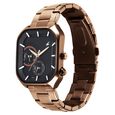 Fastrack Groove Multifunction Black Dial Metal Strap Guy's Watch with Lume indices - image number 2
