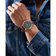 Fastrack Stunners X Quartz Analog Green Dial Leather Strap Watch For Guys - image number 5