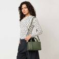 Chic olive satchel - image number 0