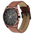 Fastrack After Dark Black Dial Leather Strap Watch for Guys - image number 3