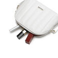 Fastrack Modern Quilted Sling Bag for Women | Trendy, Spacious Bag for Girls, Ladies, Women | Everyday Casual Bag Made from High Quality Faux Leather (White) - image number 5