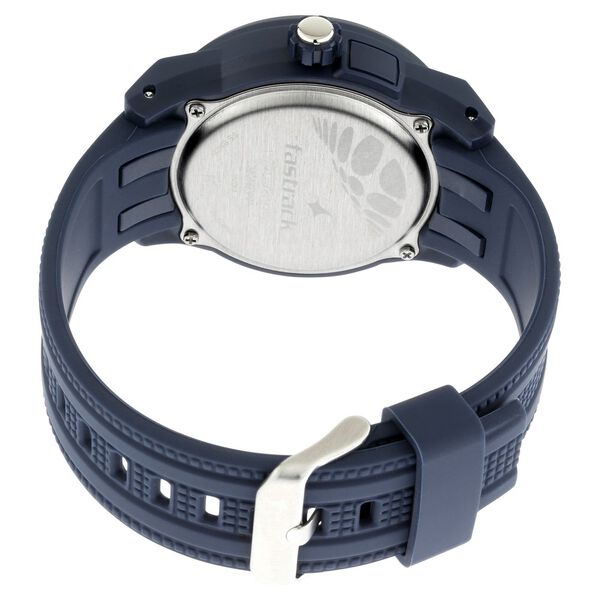 Fastrack Trendies Quartz Analog Black Dial Silicone Strap Watch for Guys - image number 5