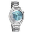 Fastrack Space Rover Quartz Analog Purple Dial Leather Strap Watch for Girls