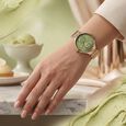 Fastrack Gelato champagne multifunction metal strap watch with Matcha green dial for Girls - image number 7
