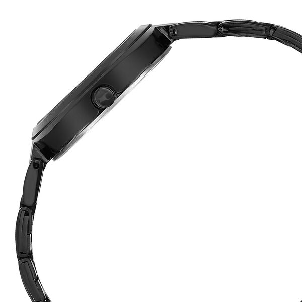 Fastrack Stunners Quartz Analog Black Dial Stainless Steel Strap Watch for Girls - image number 4