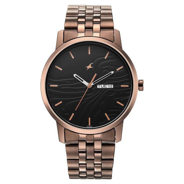 Fastrack Urban Camo Black Dial Watch for Guys - image number 1