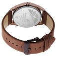 Fastrack After Dark Black Dial Leather Strap Watch for Guys - image number 5