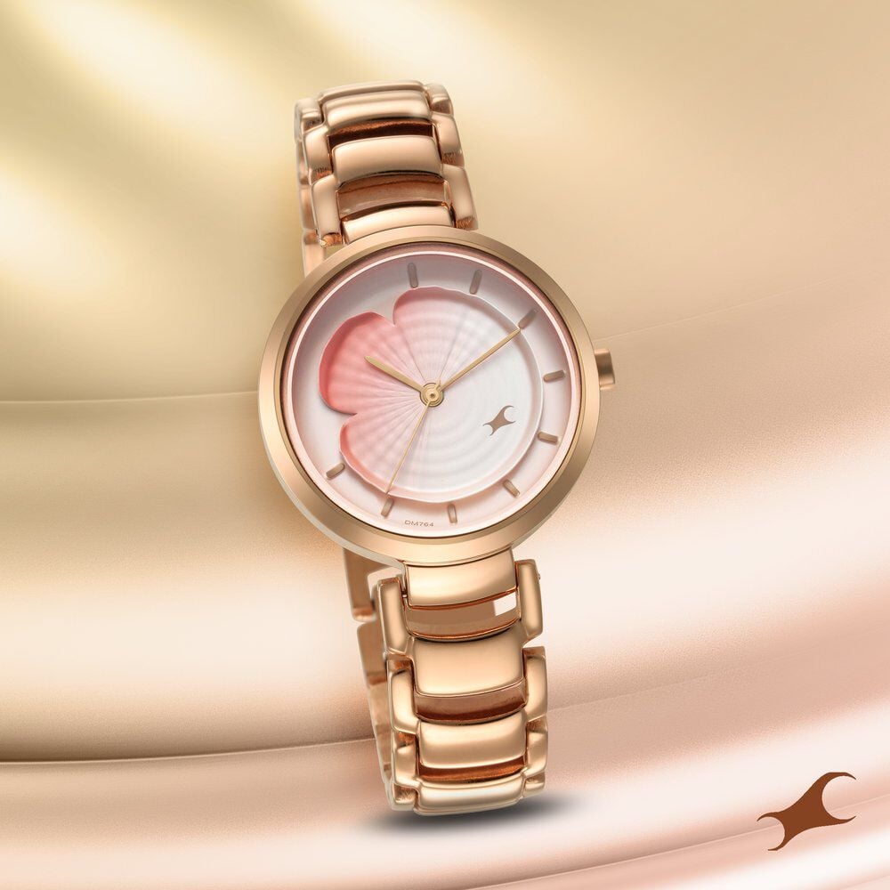 Fastrack metal strap new arrivals watches for ladies