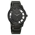 Vyb Horizon By Fastrack Quartz Analog Black Dial Grey Stainless Steel Strap Watch For Guys - image number 2