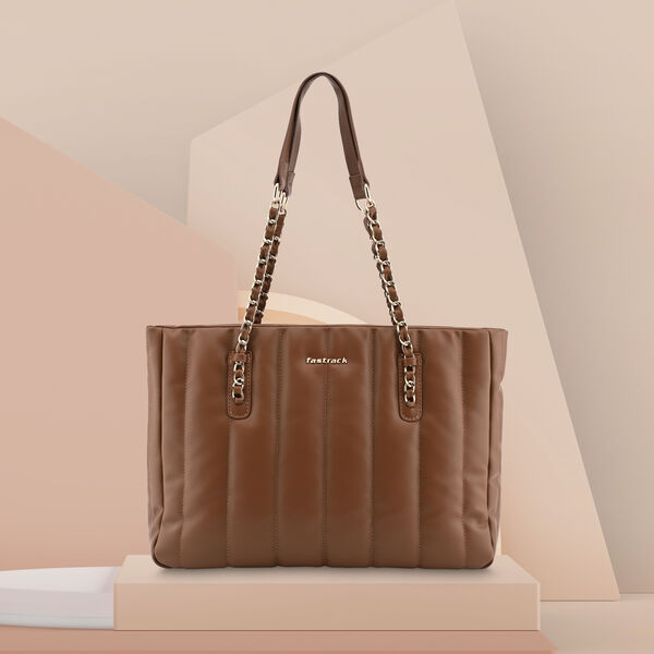 Fastrack Quillow Tote in Tan - image number 0