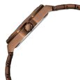 Vyb Challenger By Fastrack Quartz Analog Brown Dial Brown Stainless Steel Strap Watch For Guys - image number 4