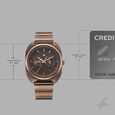 Fastrack Wild Analog with Brown Dial Brown Metal Strap Watch for Guys - image number 3