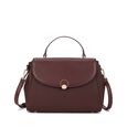 Twine charm satchel - brown - image number 1