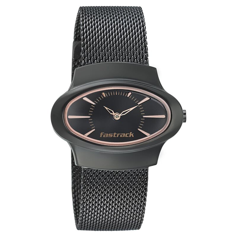 Wrist Watch Fastrack Black Metal Watches For Womens Buy Online