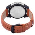 Fastrack Modular Quartz Analog Silver Dial Leather Strap Watch for Guys - image number 4