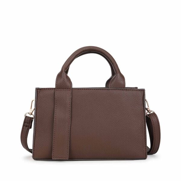Chic brown satchel - image number 4