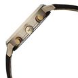 Fastrack Chrome K Quartz Multifunction Green Dial Brown Leather Strap Watch For Guys - image number 3