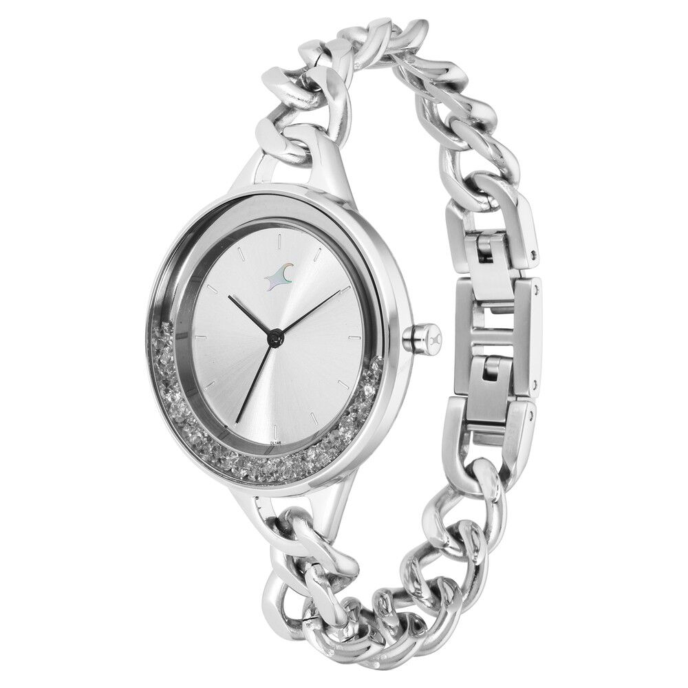 Fastrack silver shop chain watches