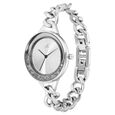 Fastrack Glitch Quartz Analog Silver Dial Metal Strap Watch for Girls - image number 2