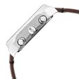 Fastrack Fleek Quartz Multifunction Grey Dial Leather Strap Watch For Guys - image number 3