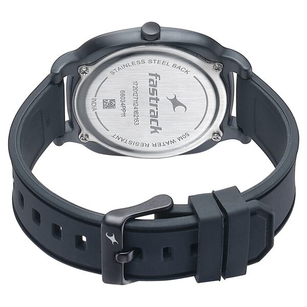 Fastrack Hype Retro Aracde Quartz Analog Unisex Watch With Black Dial Black Silicone Strap Watch For Unisex - image number 4