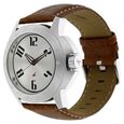Fastrack Quartz Analog Silver Dial Leather Strap Watch for Guys - image number 1