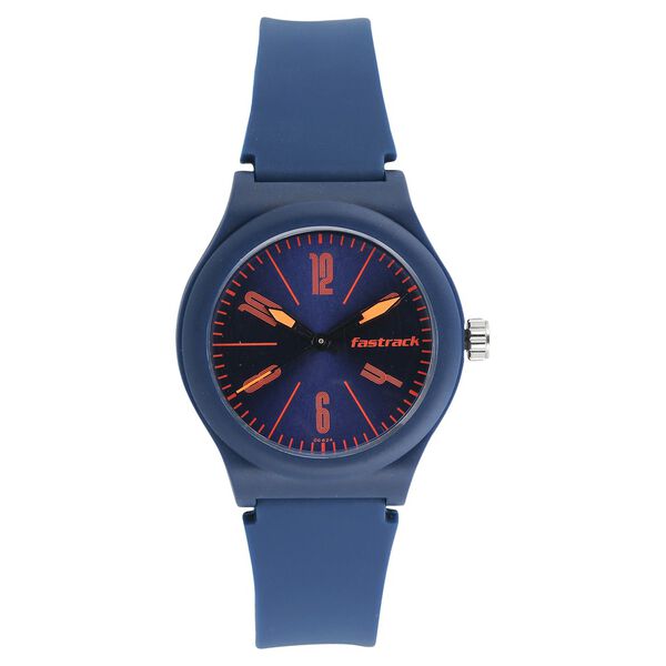 Fastrack Quartz Analog Blue Dial Strap Watch for Unisex - image number 0