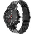 Fastrack Tick Tock Quartz Multifunction Black Dial Metal Strap Watch for Guys - image number 3