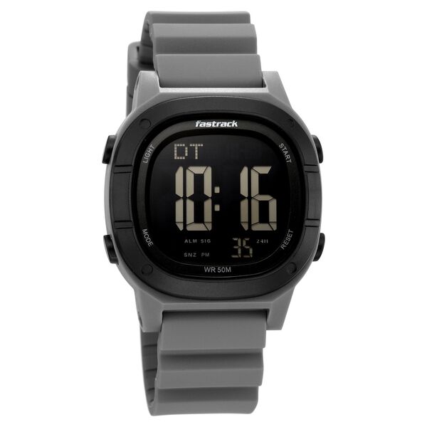Fastrack StreetStyle Unisex Gunmetal Grey Digital Watch - image number 1