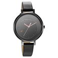 Fastrack Style Up Black Dial Leather Strap Watch for Girls - image number 1