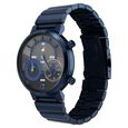 Fastrack Gambit Micromotor Black Dial Blue Metal Strap Analog Watch for Guys - image number 3