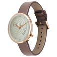 Fastrack Groove Quartz Analog with Date Grey Dial Girls Leather Watch - image number 2