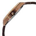 Vyb Maverick By Fastrack Quartz Analog Brown Dial Brown Stainless Steel Strap Watch For Guys - image number 5