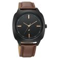Fastrack Stunners X Quartz Analog Black Dial Leather Strap Watch For Guys - image number 1