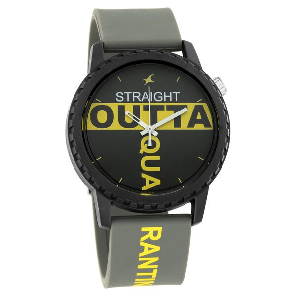 Fastrack Lockdown Quartz Analog Bicolour Dial Silicone Strap Unisex Watch - image number 0