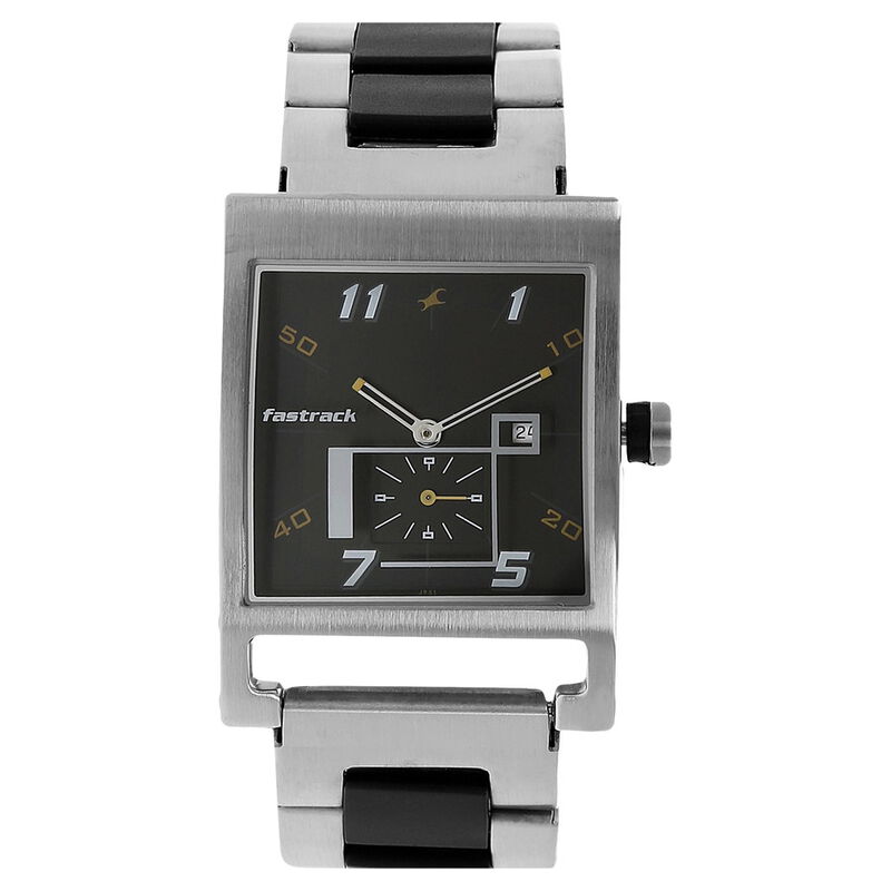 Steel Strap Fastrack Watch For Mens Price Buy Online Fastrack
