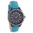 Fastrack Quartz Analog Black Dial Leather Strap Watch for Girls - image number 0