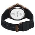 Vyb Rebel By Fastrack Quartz Analog Black Dial Black Silicone Strap Watch For Guys - image number 6