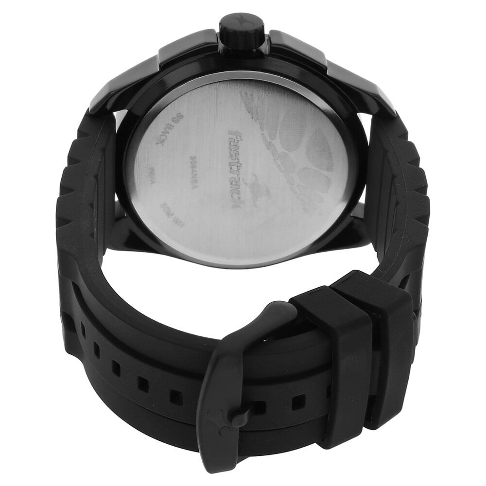 Fastrack Quartz Analog Brown Dial Plastic Strap Watch for Guys