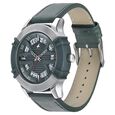 Fastrack Dial It Up Quartz Multifunction Green Dial Leather Strap Watch for Guys - image number 2