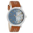 Fastrack Road Trip Quartz Analog Blue Dial Leather Strap Watch for Guys - image number 1